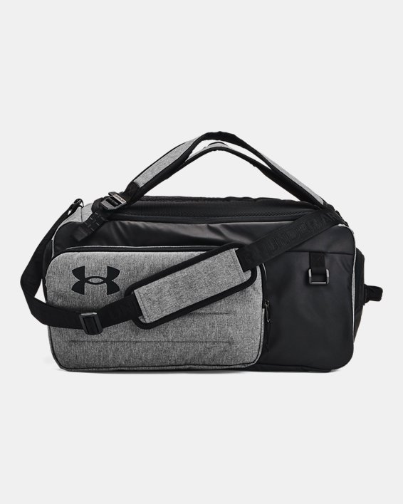 UA Contain Duo Medium Backpack Duffle, Gray, pdpMainDesktop image number 0